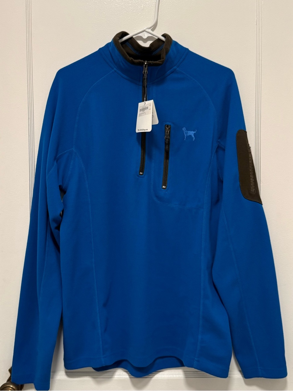 NWT The Black Dog Men’s Speed Sail Quarter Zip Pullover Blue M
